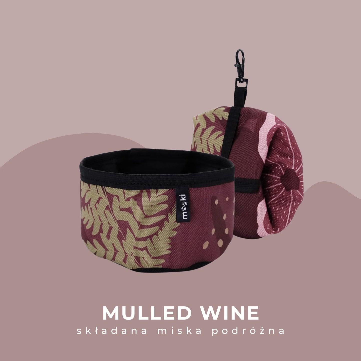 Składana miska materiałowa